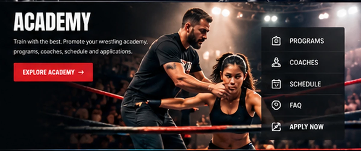 Academy mockup