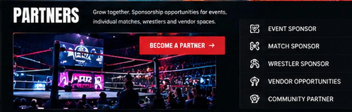 Partners sponsorship mockup